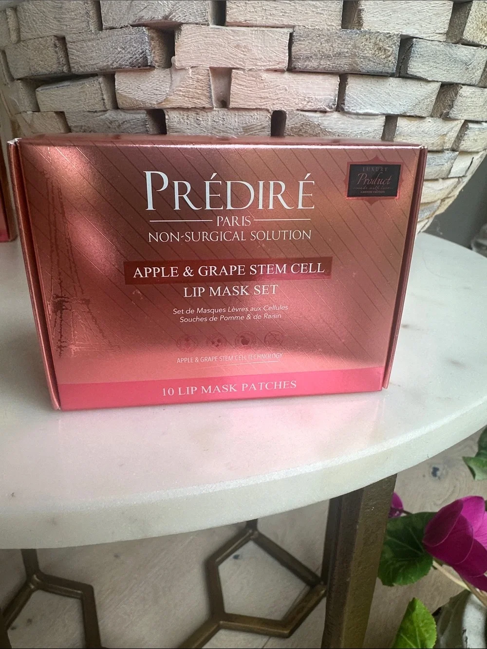 Paris Apple & Grape Stem Cell Lip Mask Set - Pink